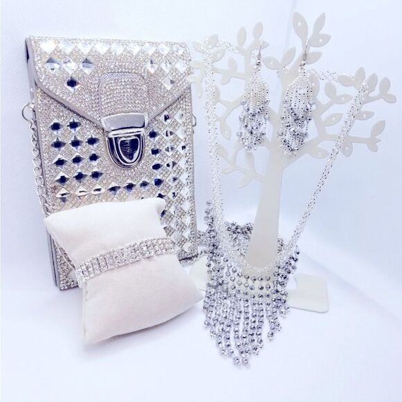 Accessories - Bling Jewelry & Matching Crossbody NEW Prom Jewelry Accessories Wedding NEW
